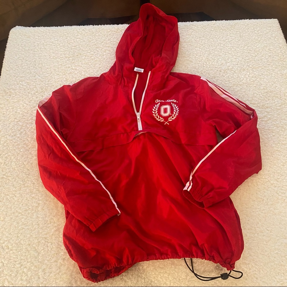 PINK Ohio State University Quarter Zip Sweatshirt!
